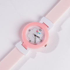 Kids Pink Analog Watch