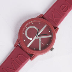 Casual Wrist Watch For Men & Women Maroon