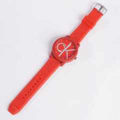 Casual Wrist Watch For Men & Women Red