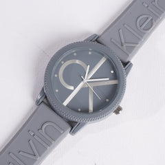Casual Wrist Watch For Men & Women Grey