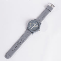 Casual Wrist Watch For Men & Women Grey