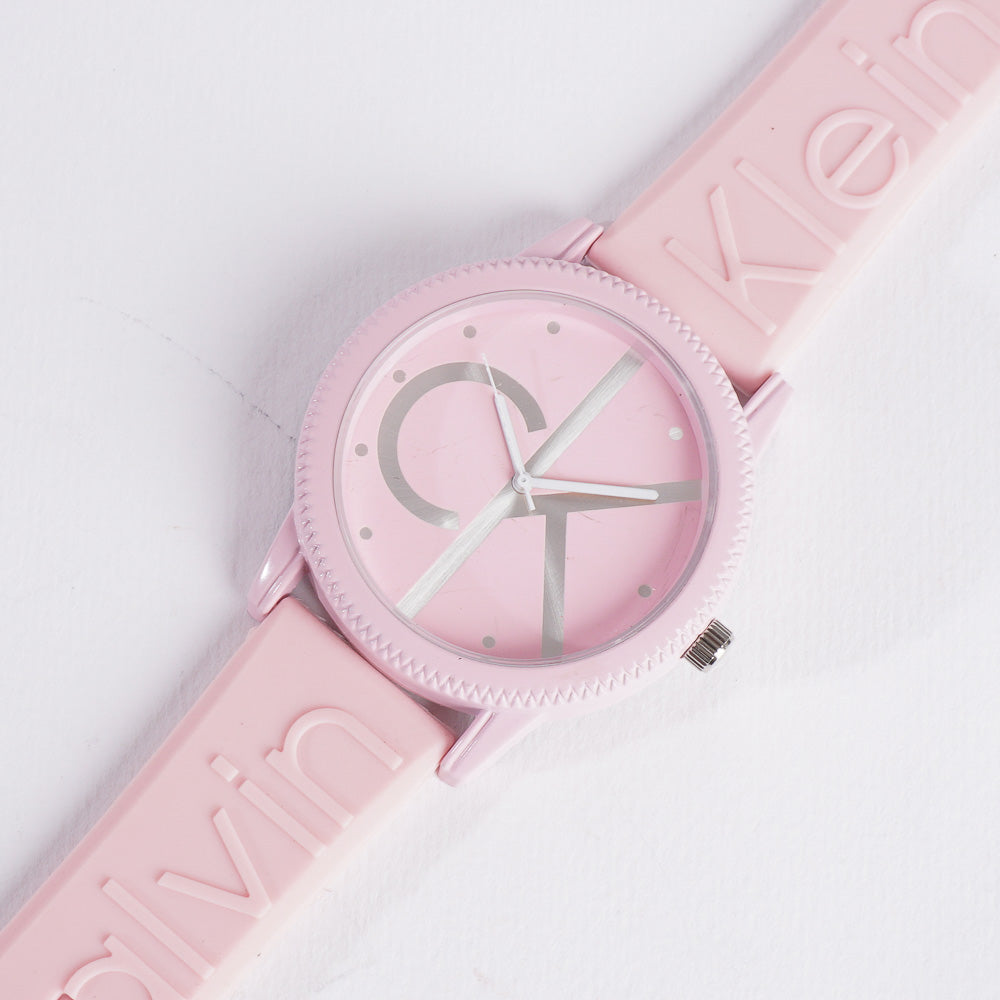 Casual Wrist Watch For Men & Women Pink