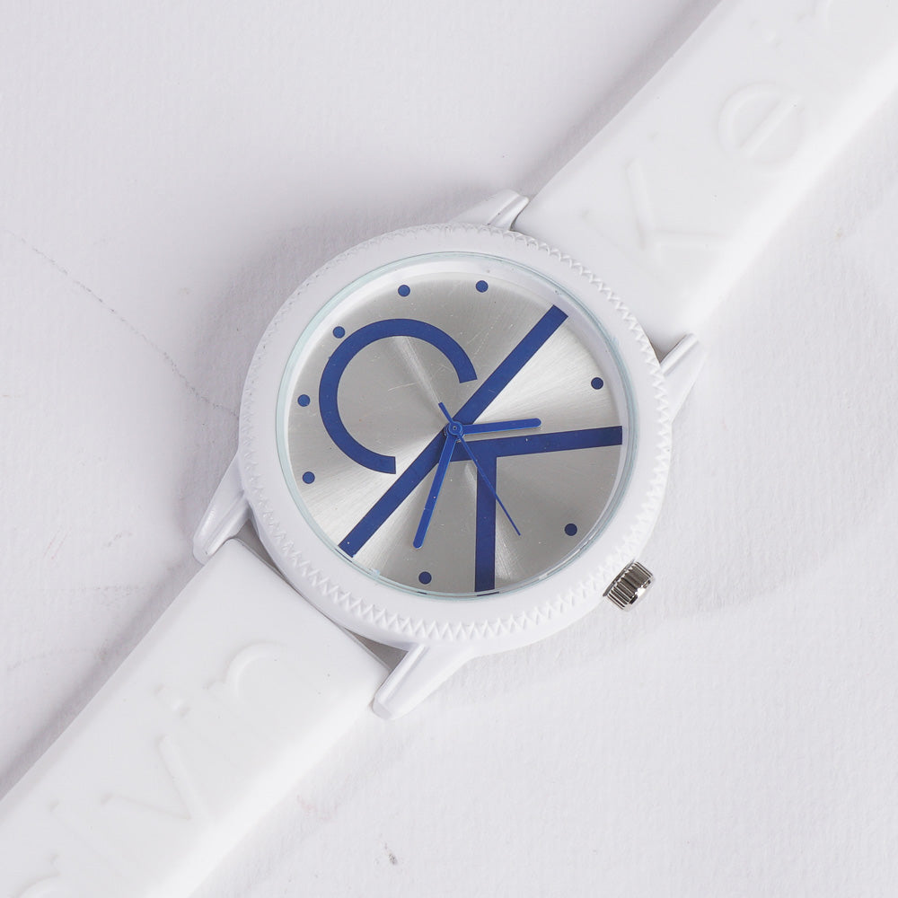 Casual Wrist Watch For Men & Women White