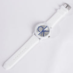 Casual Wrist Watch For Men & Women White