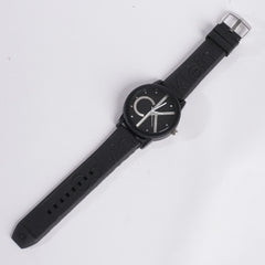 Casual Wrist Watch For Men & Women Black 1