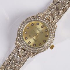 Women's Chain Watch Golden R