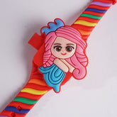 Kids Character Digital Watch Red Multi