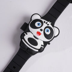 Kids Character Digital Watch Black