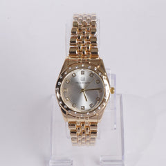Women's Chain Watch Golden White
