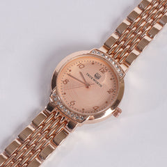 Women's Chain Watch Rosegold Pink