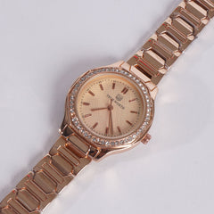 Women's Chain Watch Rosegold Pink