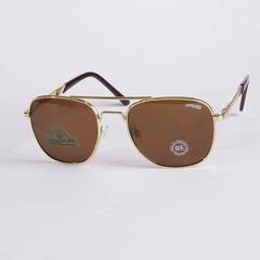 Golden Sunglasses for Men & Women Brown