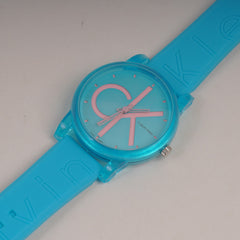 Junior Kids Analogue Watch Cyan