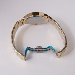 Golden Chain Mans Wrist Watch