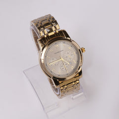 Golden Chain Mans Wrist Watch