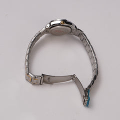 Two Tone Women Chain Wrist Watch