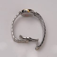 Two Tone Women Chain Wrist Watch