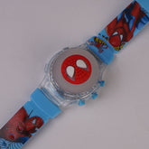 Kids Character Spinner Digital Watch Cyan Spdr