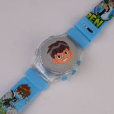 Kids Character Spinner Digital Watch Cyan Ben1.0