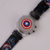 Kids Character Spinner Digital Watch Black Marvl