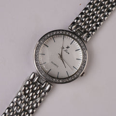 Womens Chain Wrist Watch Silver
