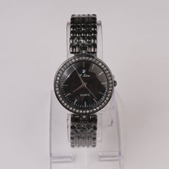 Womens Chain Wrist Watch Black