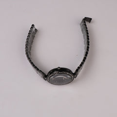 Womens Chain Wrist Watch Black