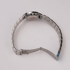 Women's Chain Watch Silver White