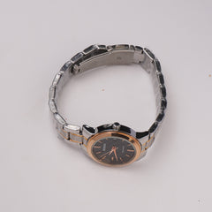 Two Tone Women's Chain Watch Silver Golden