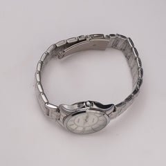 Women's Chain Watch Silver White