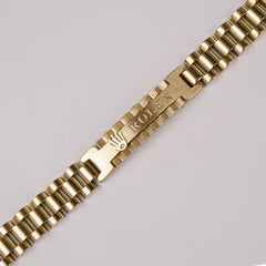 Mens Golden Chain Bracelet R