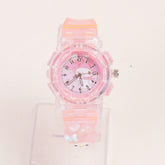 Kids Character Analogue Watch Pink
