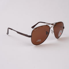 Sunglasses for Men & Women Metallic Brown