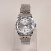 Woman Silver Chain Watch SIlver Dial