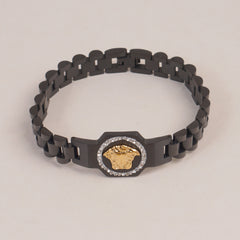 Mens Black Chain Bracelet V