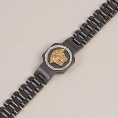 Mens Black Chain Bracelet V
