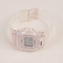 Kids Digital Sports Watch With White Straps
