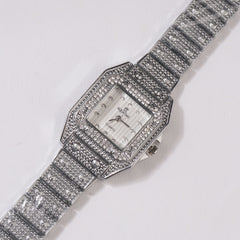 Womens Chain Wrist Watch Silver