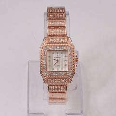Womens Chain Wrist Watch Rosegold