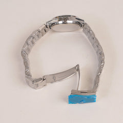 Woman Chain Watch Silver White