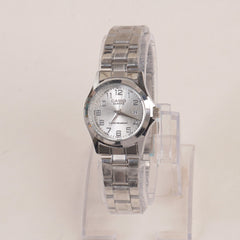 Woman Chain Watch Silver White