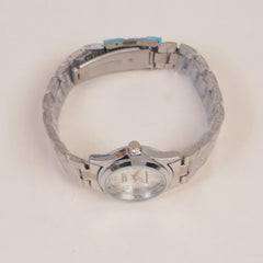 Woman Chain Watch Silver White
