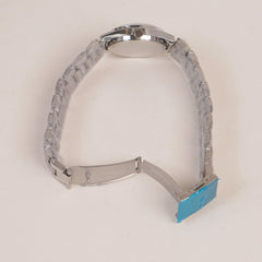 Woman Chain Watch Silver White
