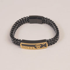 Mens Black Chain Bracelet