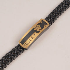 Mens Black Chain Bracelet