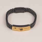 Mens Black Chain Bracelet