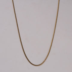 Golden Chain Necklace 2mm