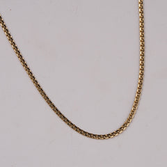 Golden Chain Necklace 2mm