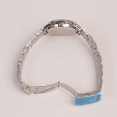 Silver Chain Womans Watch White Dial