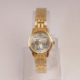 Golden Chain Womans Watch Blue Dial